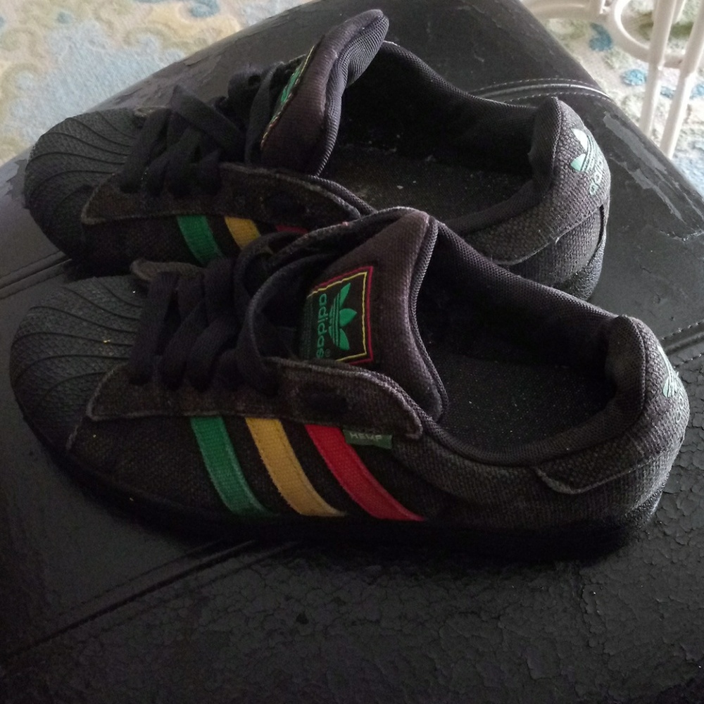 Adidas Hemp Rasta colors